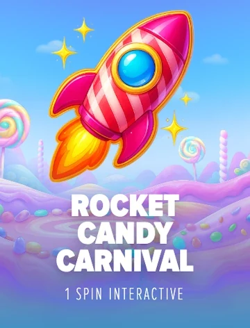 Rocket Candy Carnival on the Lizaro floor, 1spin Interactive